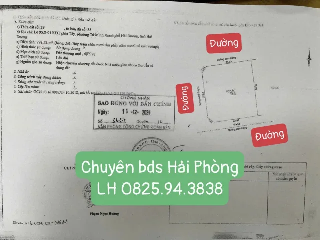 🚨 HÀNG HIẾM – ĐẤT DỊCH VỤ THƯƠNG MẠI 800M², LÔ GÓC 3 MẶT TIỀN 🚨
