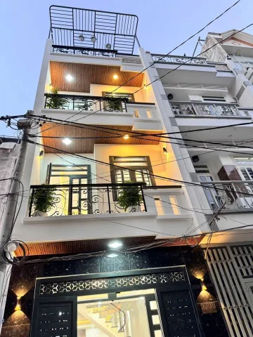 SIÊU PHẨM BÌNH TRỊ ĐÔNG – NHÀ MỚI ĐẸP LUNG LINH, HXH 6m Thông, 4x13m(K Lộ Giới), 4 Tầng, 6ty46