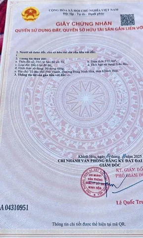 Cần bán lô đất gần biển Ninh Thủy