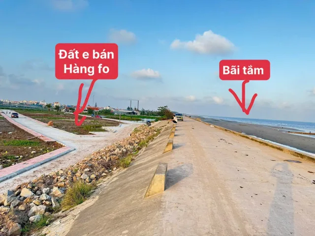 Ngộp Bank nên cần bán gấp lô đất, diện tích 91 mét, sát biển, sát khu kinh tế chỉ 1.4 tỷ 0