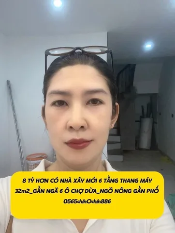 8 TỶ HƠN CÓ NHÀ XÂY MỚI 6 TẦNG THANG MÁY_33m2_GẦN NGÃ 6 Ô CHỢ DỪA_NGÕ NÔNG GẦN PHỐ