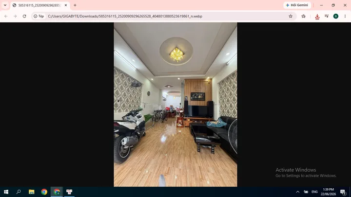 🔥 "TỌA ĐỘ VÀNG TRUNG TÂM NỘI ĐÔ – HẺM THẲNG SÁT VÁCH MẶT PHỐ ĐÚNG 40M" ĐỒ CHIỂU P1 – MẶT TIỀN NGANG 5M BỀ THẾ FULL THỔ CƯ – NHÀ 3 TẦNG VÔ Ở NGAY – GIÁ SIÊU HỜI 6.5 TỶ 🔥