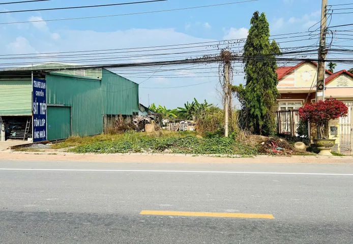 Bán đất 500m2 mặt tiền kinh doanh, đường nhựa lớn 18m, ở trung tâm Minh Thạnh - Bình Dương cũ