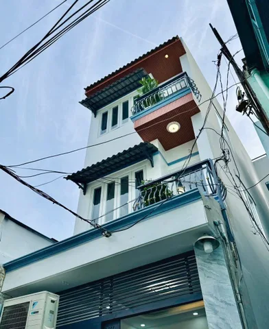Nhà mới xây xong 36,9m2 giá 2 tỷ 300 triệu đường Nguyễn Văn Khối, phường 9, quận Gò Vấp.