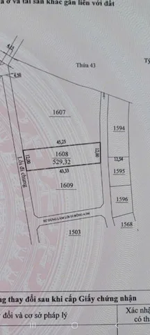 529m2 nông nghiệp trong khu dân cư