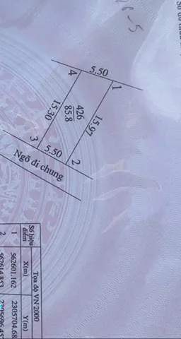 85.7m2 full thổ cư tại Thôn Đông Nam, Xuân Mai, Hà Nội