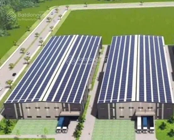 124 nghìn/m² = Tổng diện tích xưởng 40.000m2, cắt lẻ diện tích cho thuê lên đến 2HA, KCN Thủ Dầu Một, Sóng Thần 3