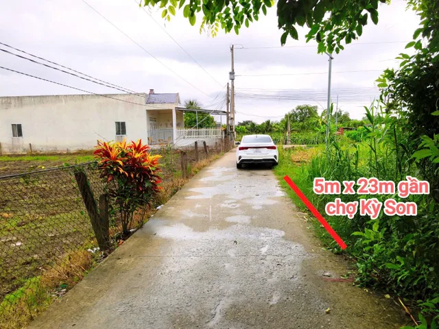 5x23 cách chợ Kỳ Son 650m chỉ 440tr