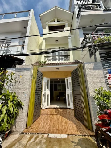 BÁN NHÀ TÂN HÒA ĐÔNG BÌNH TÂN, GIÁP QUẬN 6, HẺM XE HƠI VÀO NHÀ, 3 TẦNG BTCT ĐÚC KIÊN CỐ
