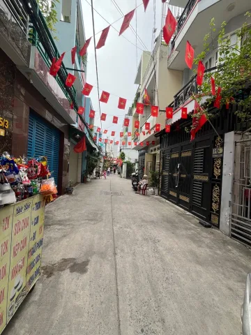NHÀ NGUYỄN PHÚC CHU – TRƯỜNG CHINH – CỘNG HÒA – 2 TẦNG – HẺM XE HƠI – CHỈ 5.3 TỶ