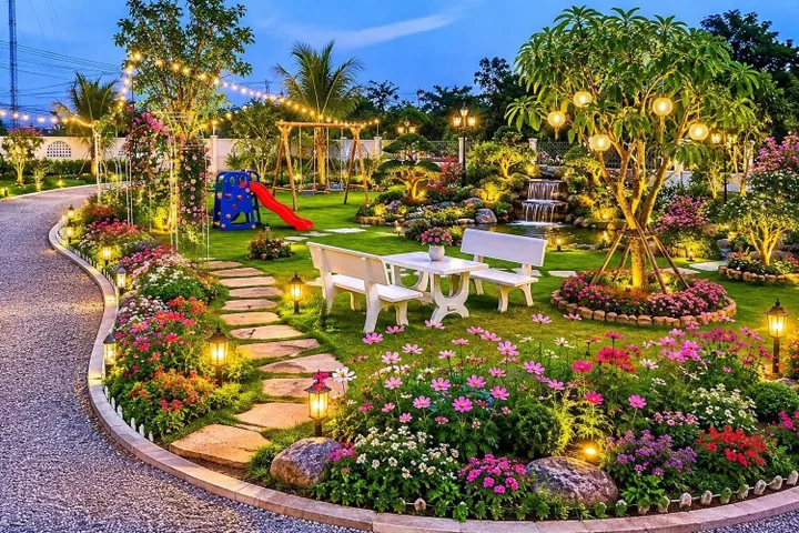 Chỉ Có 1 Căn Nhà Vườn Cực Đẹp Giáp Bình Chánh - Hồ Chí Minh - 1000m2 - có thổ cư - 950 Triệu