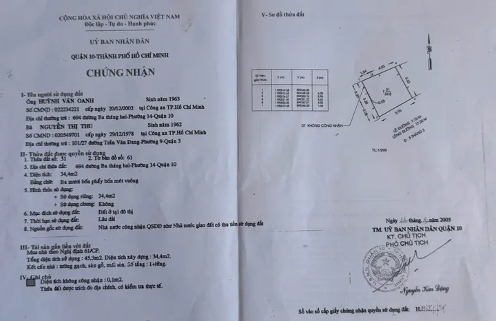 Bán Nhà Mặt Tiền 694 Đường 3 Tháng 2, P.14, Quận 10
