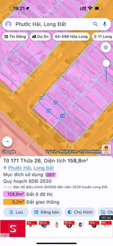 Lô Biệt Thự Tái Định Cư Phước Hải
Tổng diện tích : 8x20=158,8m2 , hướng Tây Bắc, pháp lý sổ hồng riêng.
💵 Giá công khai: 6.6 tỷ bớt lộc