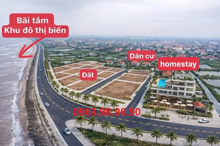 Cắt lỗ! Chỉ 1,3 tỷ mua đứt lô đất 82m2 hướng Đông Nam view quảng trường biển - bãi tắm mới
