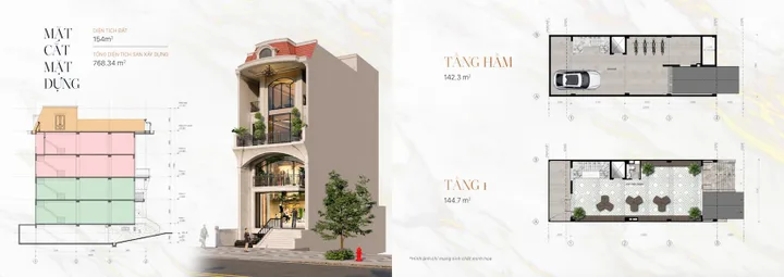 Bán biệt thự Parkview Vilass KĐT Vạn Phúc City, Thủ Đức, DT 154m2 giá 60 tỷ