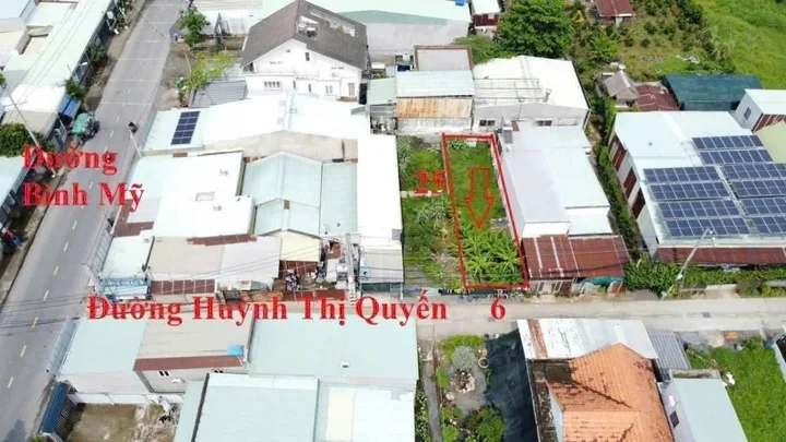 Bán đất mặt tiền Huỳnh Thị Quyến, Bình Mỹ 149m² - Giá giảm sâu còn 3,1 tỷ - Kinh doanh cực tốt.