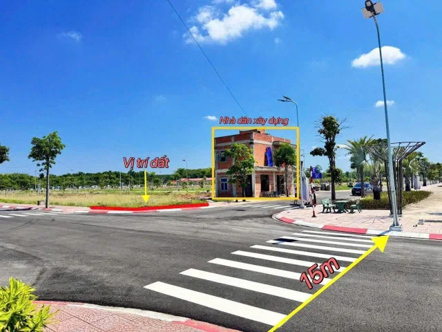 Chính chủ bán đất gần chợ Vĩnh Tân, Tân Uyên, giá 1 tỷ 100 triệu, đối diện KCN Vsip 2, sổ hồng riêng