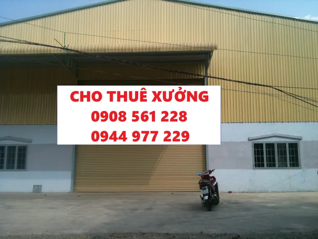 NHÀ XƯỞNG CHO THUÊ TÂN UYÊN BÌNH DƯƠNG DT: 700M GIÁ 30 TRIÊU LH: 0908561228
