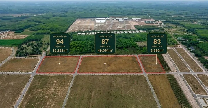 Bán đất xây dựng xưởng 49.094m2 Cụm công nghiệp Nam Hà, cách Tp Long Khánh 50km