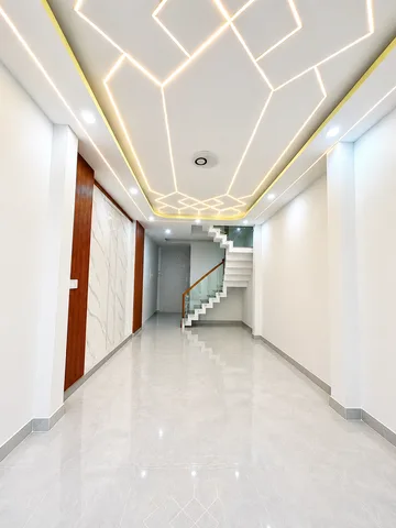 NHÀ ĐẸP SÁT MẶT TIỀN GÒ XOÀI BÌNH TÂN –4 TẦNG  HẺM 8M THÔNG
