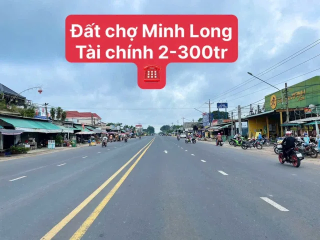 CẦN BÁN GẤP LÔ ĐẤT GẦN CHỢ MINH LONG