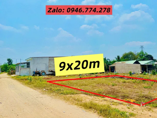 Bán lô đất gần KCN Trảng Bàng gần 200m2 chỉ 850tr