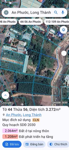 Bán 3272 m2 đất tại An Phước Long Thành Đồng Nai