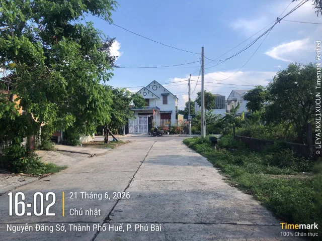 Bán 200m2 đất ở thuộc KQH Nguyễn Khoan Văn số 7/31 Nguyễn Đăng Sở, Phú Bài , TP Huế.
