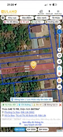 Bán lô đất 5 x 67, có 60m² thổ cư, sổ hồng sẵn, công chứng ngay.