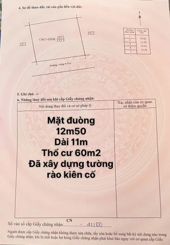 🔥 ĐẤT THỔ CƯ GIÁ TỐT – GẦN UBND XÃ HÒA KHÁNH, TP. BMT  ( Lô ở giữa 12,5 x 11 TC 60m2)🔥