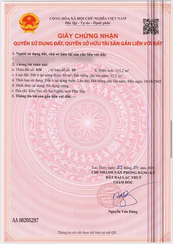 Cần tiền Bán lô đất đẹp, chính chủ sẵn pháp lý giá F0