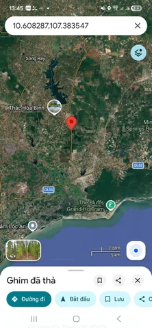 Bán Đất 30m ngang tại xã Long Tân, Bà Rịa Vũng Tàu, 4,7 tỷ, 424m2 100 thổ cư