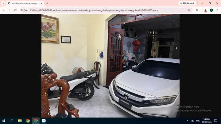 🔥 BÁN NHÀ 1 TRỆT 1 LẦU HẺM Ô TÔ TRÁNH NHAU ĐƯỜNG BÌNH GIÃ, P. NGUYỄN AN NINH, VŨNG TÀU – 115M² (NGANG 5M – THỔ CƯ 110M²) – HƯỚNG ĐÔNG NAM MÁT RƯỢI – GIÁ 9 TỶ 700