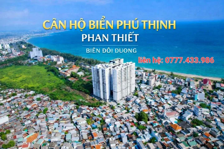 Bán căn hộ biển Phú Thịnh Plaza Phan Thiết, ngay bãi tắm Đồi Dương, giá chỉ 3 tỷ sở hữu