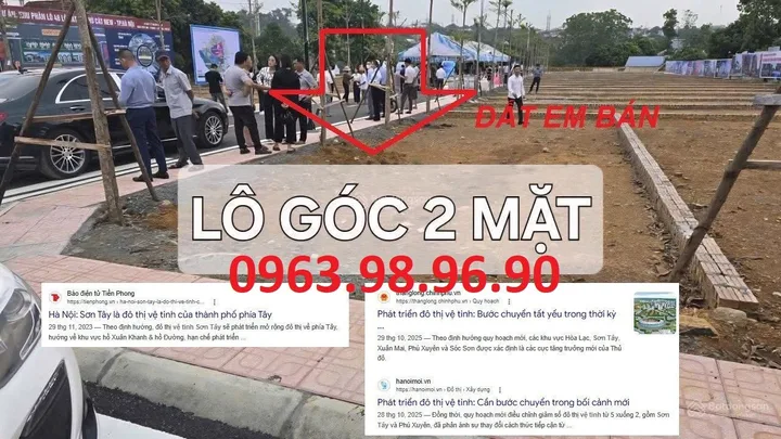 BÁN ĐẤT NỀN PHÂN LÔ, Ô TÔ ĐỖ CỬA TẠI XUÂN KHANH, SƠN TÂY, HÀ NỘI GIÁ RẺ 1,75 TỶ, LH TRỰC TIẾP 0963989690 / 0333846866