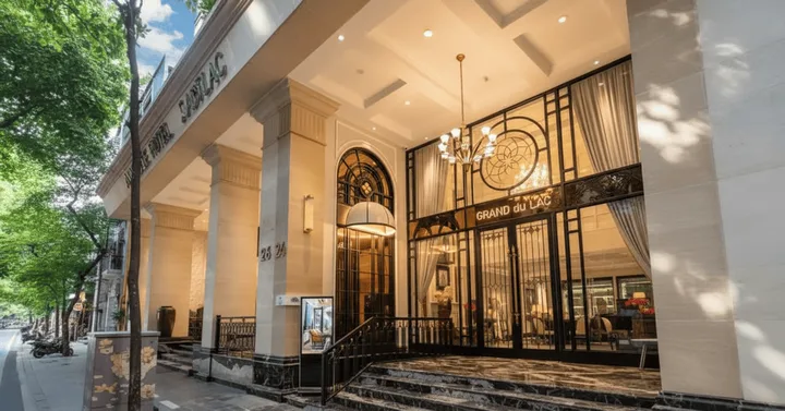 Cho thuê khách sạn 30 phòng kết hợp biệt thự Hoàn Kiếm – 620m² – Mặt tiền 22m