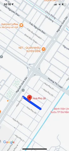 Bán đất mặt tiền đường Hòa Phú 28 điện âm, khu E Kim Long trung tâm Liên Chiểu, chỉ 6 tỷ 4
