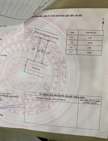 Cần bán Nhà Mê lửng mặt tiền Nguyễn Hồng Châu - KDC Phước Thạnh, Phường Cẩm Thành Quảng Ngãi .DT: 100M2