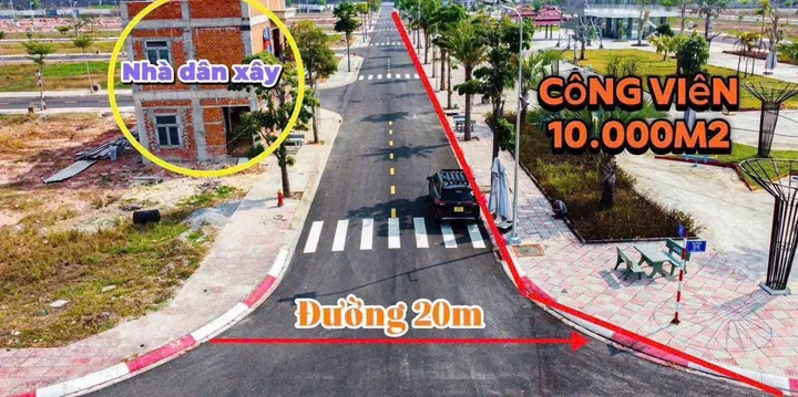 ĐẤT NỀN KHU ĐÔ THỊ BÌNH DƯƠNG - PHƯỚC HÒA – TP.HCM. Diện tích 75m2 sổ riêng