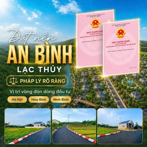 Tài Chính Nhỉnh 200 Triệu - Có Ngay Đất Sổ Riêng , Trung Tâm An Bình- Lạc Thuỷ .