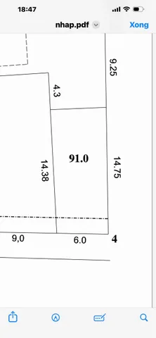 Bán 91m2 đất Thôn Vệ Nam Hồng giá 7,27 tỷ lô góc đường ô tô 7 chỗ vào thoải mái