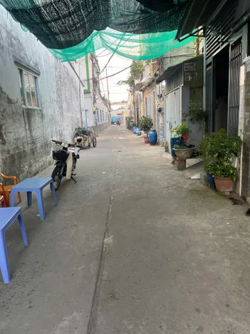 Nhà Trệt Lầu 2 mặt tiền gần Đường Lớn Tô Ký xã Đông Thạnh Hóc Môn 36m2 bán 1,65 tỷ