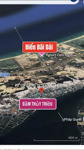 Đất Ven Đầm Thuỷ Triều Cam Hải Đông Cam Lâm
