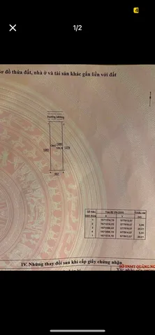 Lô đất chính chủ cần muốn bán ở Nghĩa Thuận. Diện tích 100m2. Giá 200 triệu
