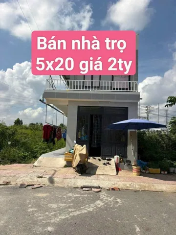 Bán Nhà Trọ KDC HẢI SƠN ĐỨC HOÀ HẠ 
- DT: 5X20 
Giá chỉ 2ty 
. Thu nhập 9tr tháng.
