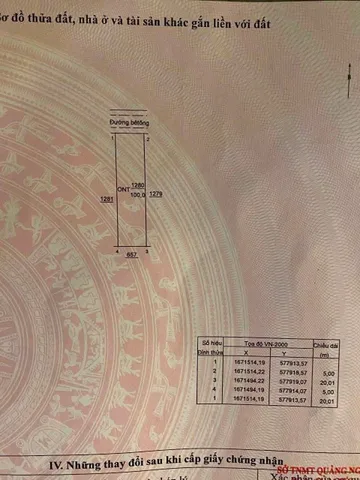 Cần bán lô đất chính chủ ở Nghĩa Thuận, diện tích 100m2. Giá 200 triệu