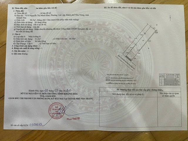 ĐẤT HẺM 5M NGUYỄN THỊ MINH KHAI CÁCH BIỂN 1KM , trung tâm NHA TRANG, GẦN KHU PHỐ TÂY, ĐƯỜNG Ô TÔ TẢI 5M