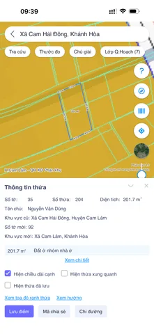 Đất gần đầm thuỷ triều cam lâm