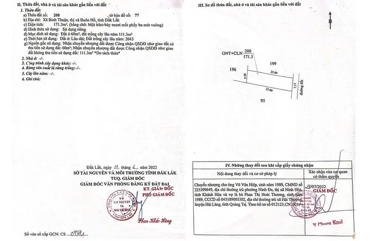 Đất nằm trong khu dân cư hiện hữu, đường ô tô đi lại thuận tiện, pháp lý rõ ràng, sổ hồng riêng từng lô, sang tên công chứng ngay. Phù hợp mua xây nhà, đầu tư lâu dài hoặc giữ tài sản.