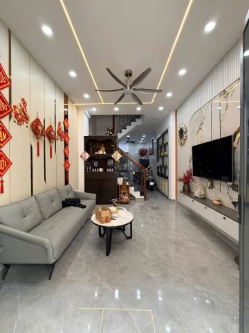 NHÀ ĐẸP NGAY LÊ ĐỨC THỌ -KHU VỰC TRUNG TÂM GÒ VẤP - 4 TẦNG DIỆN TÍCH 50M2 - 5.X TỶ